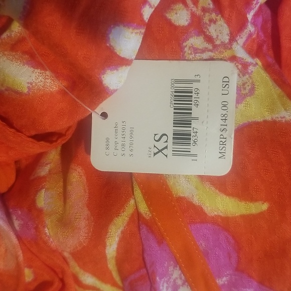 Free People Wisteria Maxi Dress in Pop Combo Size XS - Picture 6 of 6